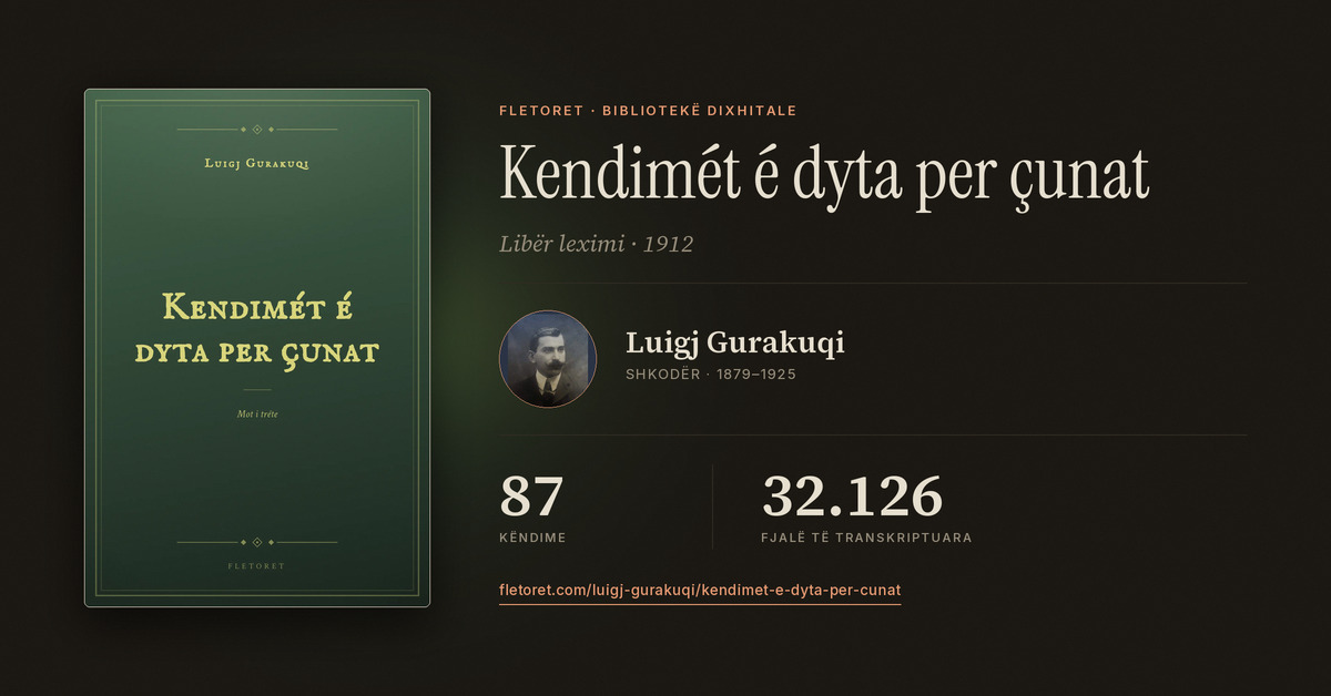 Çfarë lexonin çunat më 1912